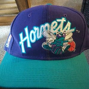Vintage Charlotte hornets fitted hat 7 1/4